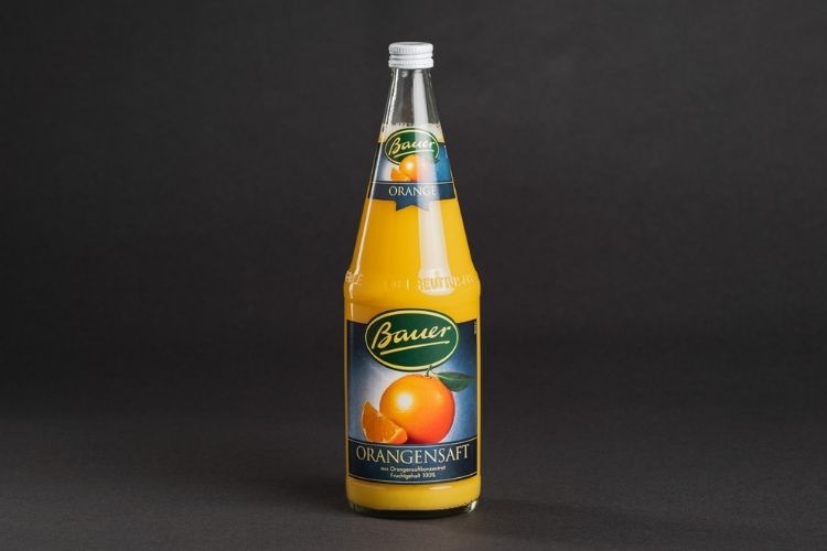 Orangensaft im Ein Liter Format für Frühstück Catering, Meetings und Business Verpflegung in Berlin