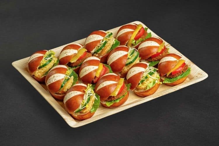 Vegane Laugen Sandwiches als Catering in Berlin für Business Event und Firmenveranstaltung