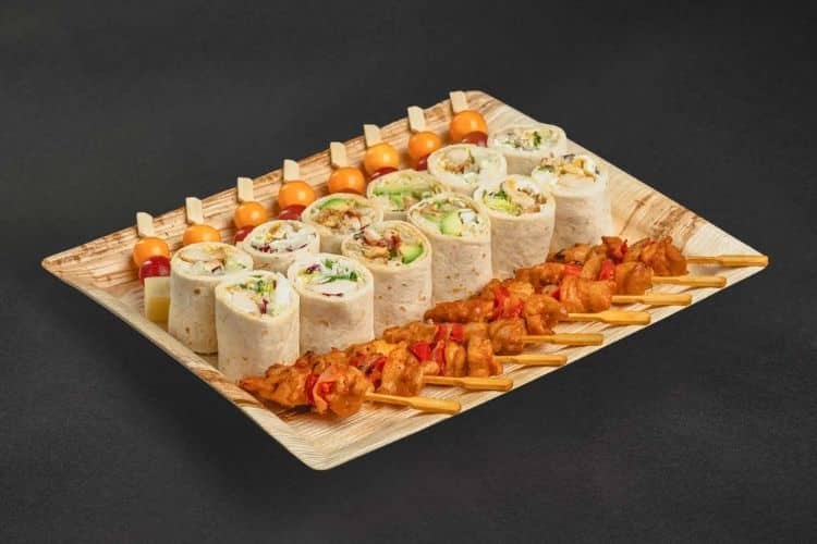 Wraps und Spießchen als Fingerfood Auswahl für Business Event und Catering