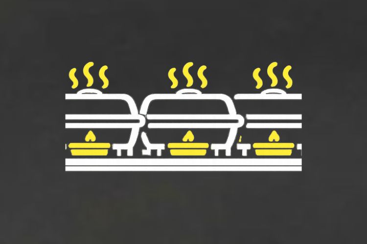 Handling Speisewärmer