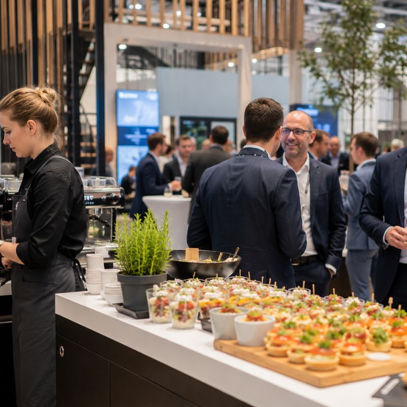 Messecatering auf der InnoTrans Berlin mit Hospitality und Besucherbewirtung