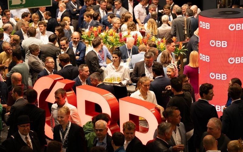 Standparty Catering am ÖBB Messestand in Berlin