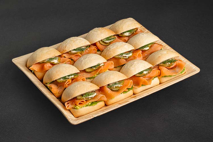 12er Mini Ciabatta Räucherlachs