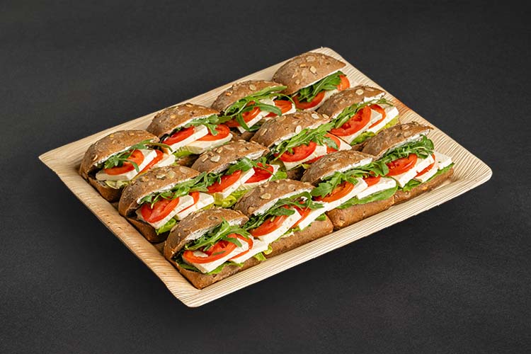 12er Mini Vollkorn Sandwich Greek Feta für Business Catering in Berlin