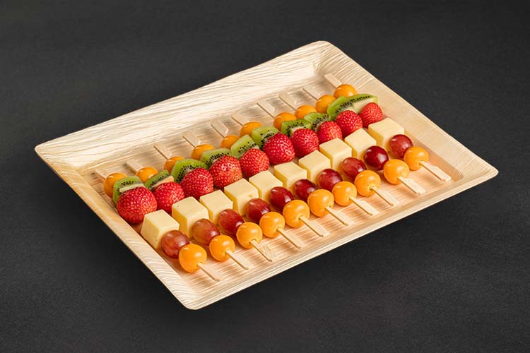 Frucht und Käse Spießchen für gesundes Büro Catering in Berlin