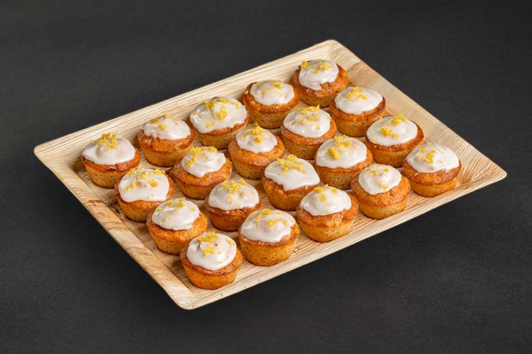 Vegnae Mini Lemon Muffins für Kaffeepausen Catering in Berlin